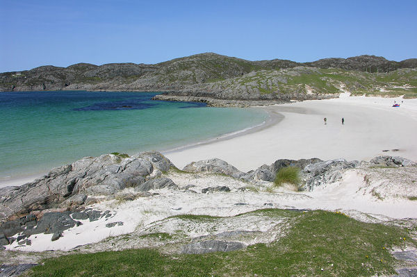 The Beach at Achmelvich in Sutherland