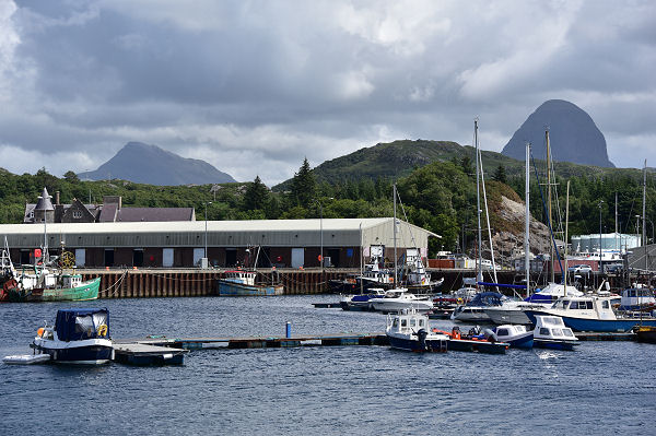 The Harbour at Lochinver in Sutherland