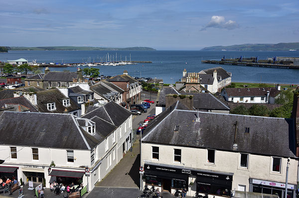 Looking Over Stranraer Towards Loch Ryan