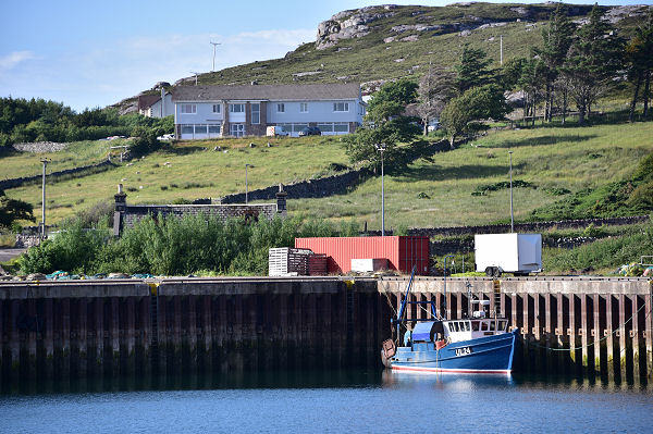 Kinlochbervie Hotel seen from the Harbour