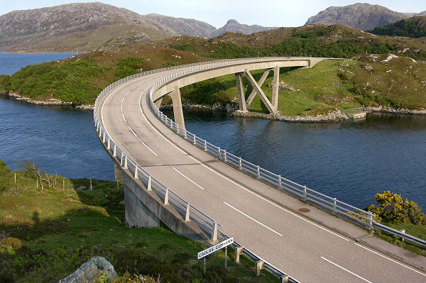 Kylesku Bridge in Sutherland