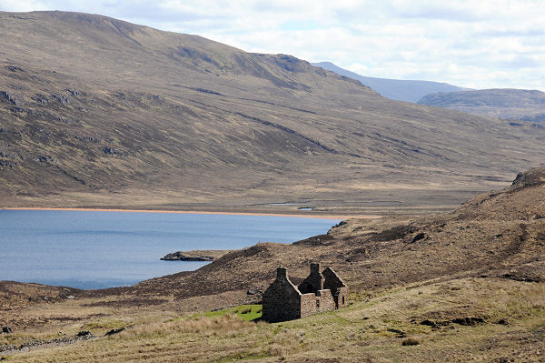 Sandwood Cottage Before Parts of it Collapsed