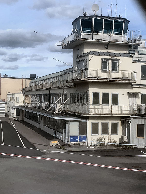 Bromma Airport, Stockholm, from Taxiing Aircraft