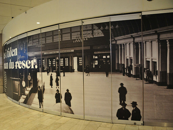 Mural, Showing the Central Station in 1943