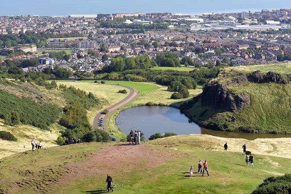 Holyrood Park in Edinburgh